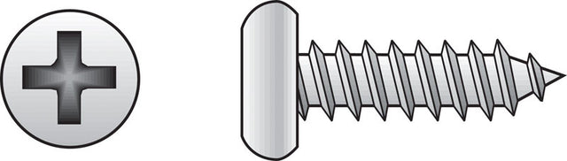 Hillman No. 10 X 1-1/2 in. L Phillips Pan Head Sheet Metal Screws 100 pk