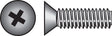 Hillman No. 8-32 X 1/2 in. L Phillips Flat Head Zinc-Plated Steel Machine Screws 100 pk
