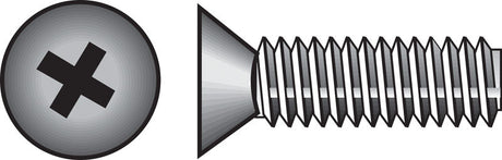 Hillman No. 10-24 X 3 in. L Phillips Flat Head Zinc-Plated Steel Machine Screws 100 pk