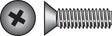 Hillman No. 1/4-20 X 1 in. L Phillips Flat Head Zinc-Plated Steel Machine Screws 100 pk