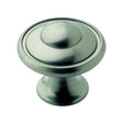 Amerock Allison Round Cabinet Knob 1-3/16 in. D 1-1/16 in. Satin Nickel 1 pk