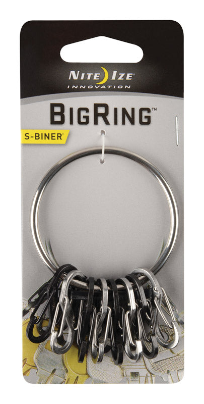 Nite Ize BigRing 2 in. D Stainless Steel Silver Loop Key Ring
