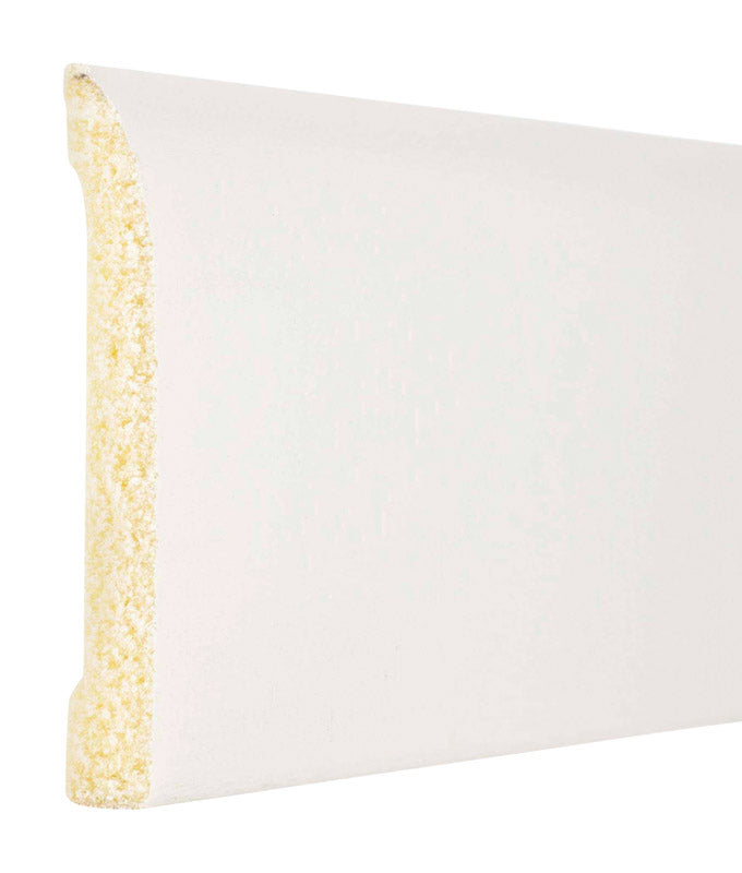 Inteplast Building Products 5/16 in. H X 2-3/8 in. W X 8 ft. L Prefinished White Polystyrene Trim