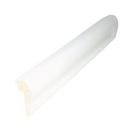 Inteplast Building Products 7/16 in. H X 1-1/8 in. W X 8 ft. L Prefinished White Polystyrene Trim