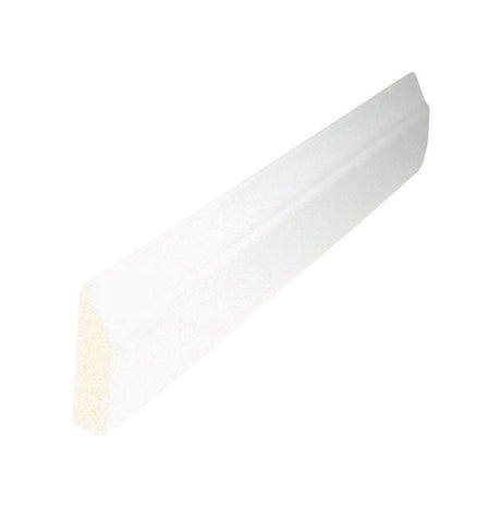 Inteplast Building Products 3/8 in. H X 1-5/16 in. W X 7 ft. L Prefinished White Polystyrene Trim