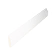 Inteplast Building Products 3/16 in. H X 15/16 in. W X 8 ft. L Prefinished White Polystyrene Molding