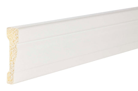 Inteplast Building Products 11/16 in. H X 2-3/8 in. W X 7 ft. L Prefinished White Polystyrene Casing