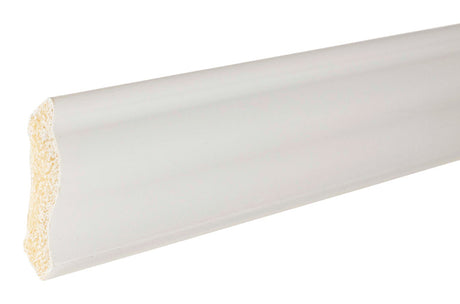 Inteplast Building Products 7/16 in. H X 2-1/8 in. W X 8 ft. L Prefinished White Polystyrene Trim