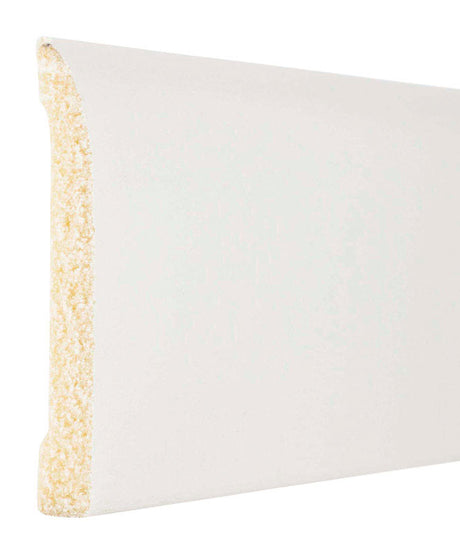 Inteplast Building Products 7/16 in. H X 3-3/16 in. W X 8 ft. L Prefinished White Polystyrene Wall B