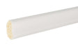 Inteplast Building Products 1/4 in. H X 7/8 in. W X 8 ft. L Prefinished White Polystyrene Trim