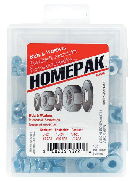 Hillman Zinc-Plated Steel Various Sizes Fender Washer 6 pk