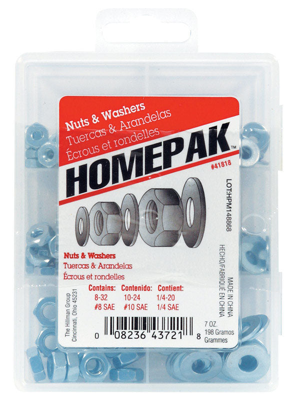 Hillman Zinc-Plated Steel Various Sizes Fender Washer 6 pk