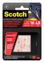Scotch Medium Foam Hook and Loop Fastener 1 in. L 12 pk