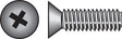 Hillman No. 1/4-20 X 3/4 in. L Phillips Flat Head Stainless Steel Machine Screws 100 pk