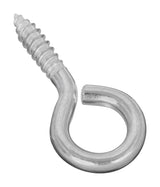 National Hardware 0.26 in. D X 2-5/8 in. L Zinc-Plated Steel Screw Eye 115 lb. cap. 1 pk