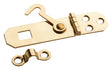 National Hardware Solid Brass 2-3/4 in. L Hasp w/Hook 1 pk