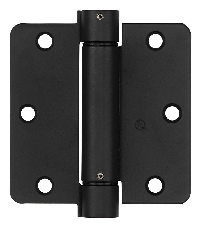 National Hardware 3-1/2 in. L Oil Rubbed Bronze Spring Hinge 1 pk