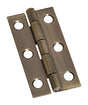 National Hardware 2 in. L Antique Brass Door Hinge 2 pk