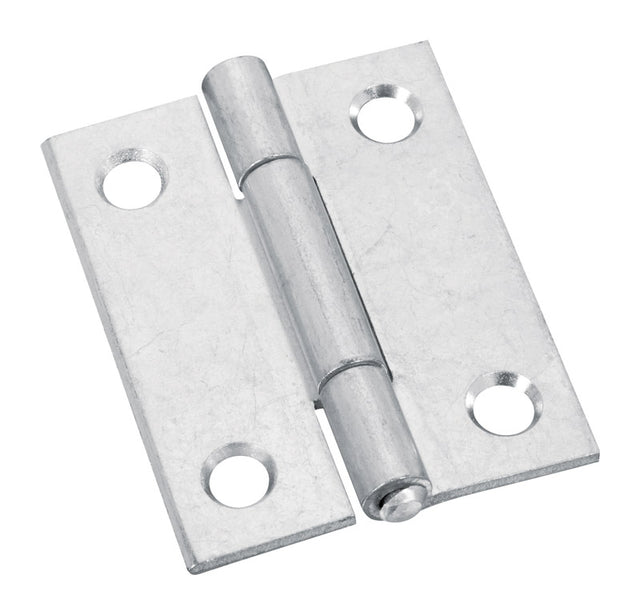 National Hardware 2 in. L Zinc-Plated Door Hinge 2 pk