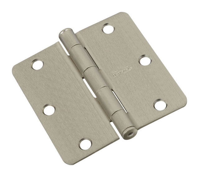 National Hardware 3 in. L Satin Nickel Door Hinge 1 pk