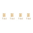 National Hardware 3/4 in. L Solid Brass Door Hinge 4 pk