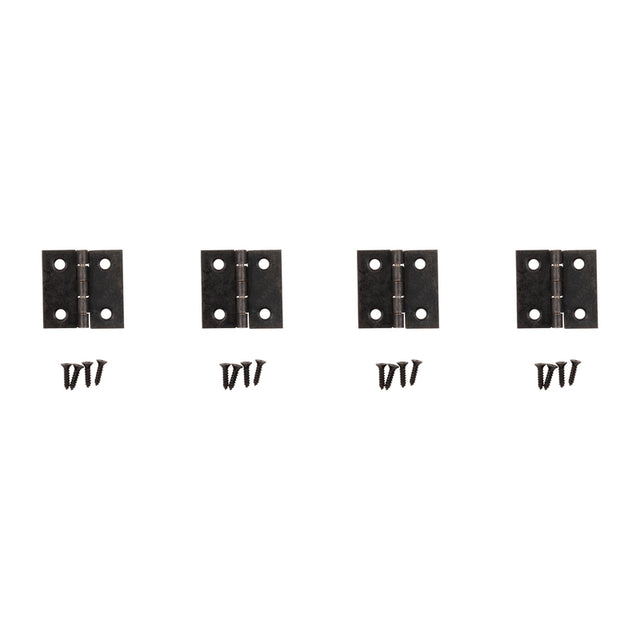 National Hardware 1 in. L Oil Rubbed Bronze Door Hinge 4 pk