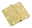 National Hardware 3 in. L Satin Brass Door Hinge 1 pk