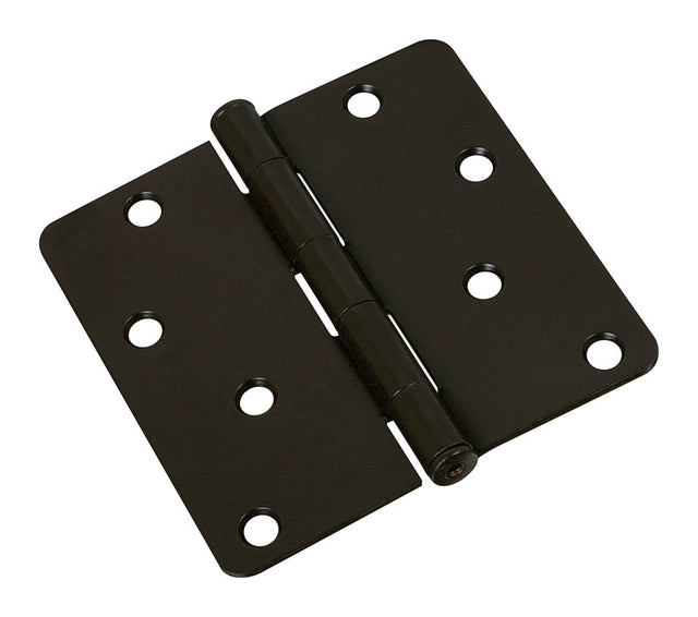 National Hardware 4 in. L Oil Rubbed Bronze Door Hinge 1 pk