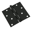 National Hardware 4 in. L Black Door Hinge 1 pk