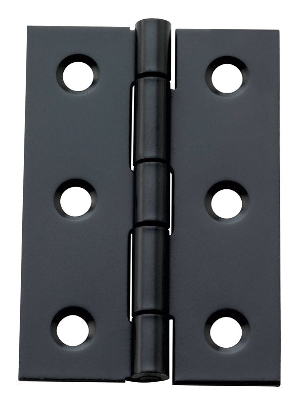 National Hardware 2 in. L Oil Rubbed Bronze Door Hinge 2 pk