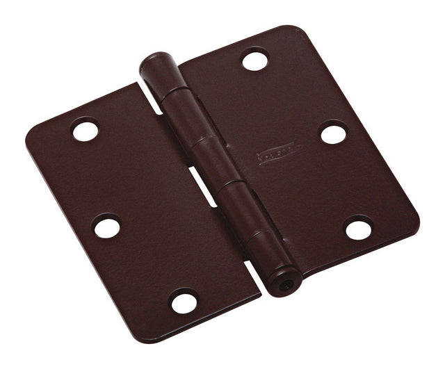 National Hardware 3-1/2 in. L Oil Rubbed Bronze Door Hinge 1 pk