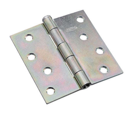 National Hardware 4 in. L Zinc-Plated Broad Hinge 1 pk