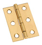 National Hardware 2 in. L Solid Brass Door Hinge 1 pk