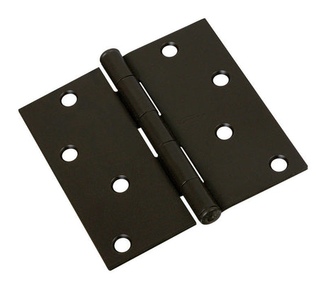 National Hardware 4 in. L Oil Rubbed Bronze Door Hinge 1 pk