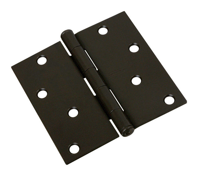 National Hardware 4 in. L Oil Rubbed Bronze Door Hinge 1 pk