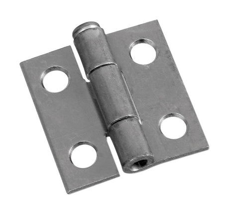 National Hardware 1 in. L Zinc-Plated Narrow Hinge 2 pk