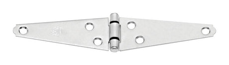 National Hardware 4 in. L Zinc-Plated Heavy Strap Hinge 1 pk