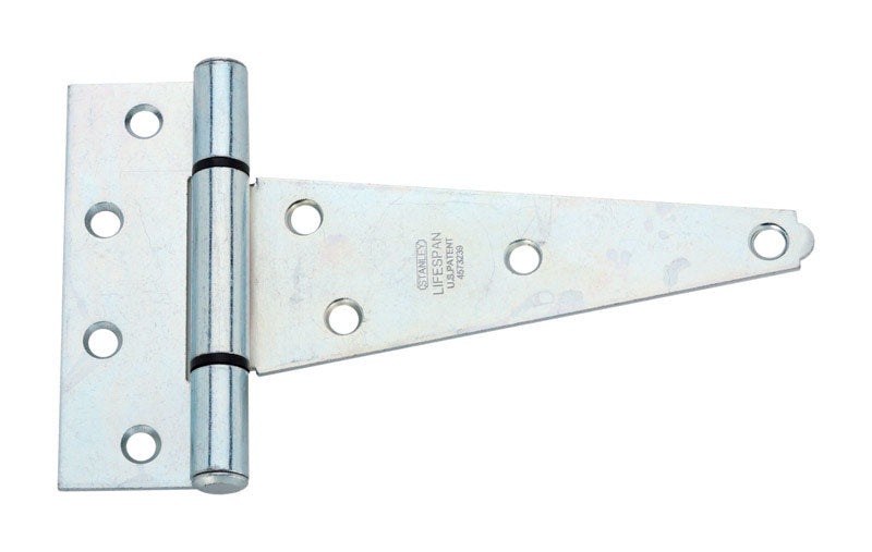 National Hardware 6 in. L Zinc-Plated Extra Heavy Duty T-Hinge 1 pk