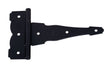 National Hardware 8 in. L Black Ornamental/Reversible T-Hinge 2 pk