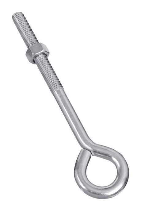 National Hardware 1/2 in. X 8 in. L Zinc-Plated Steel Eyebolt Nut Included