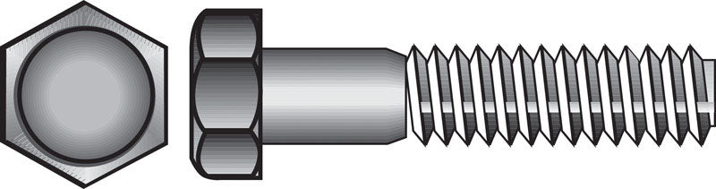 Hillman 3/8 in. D X 3/4 in. L Zinc Plated Steel Hex Bolt 100 pk