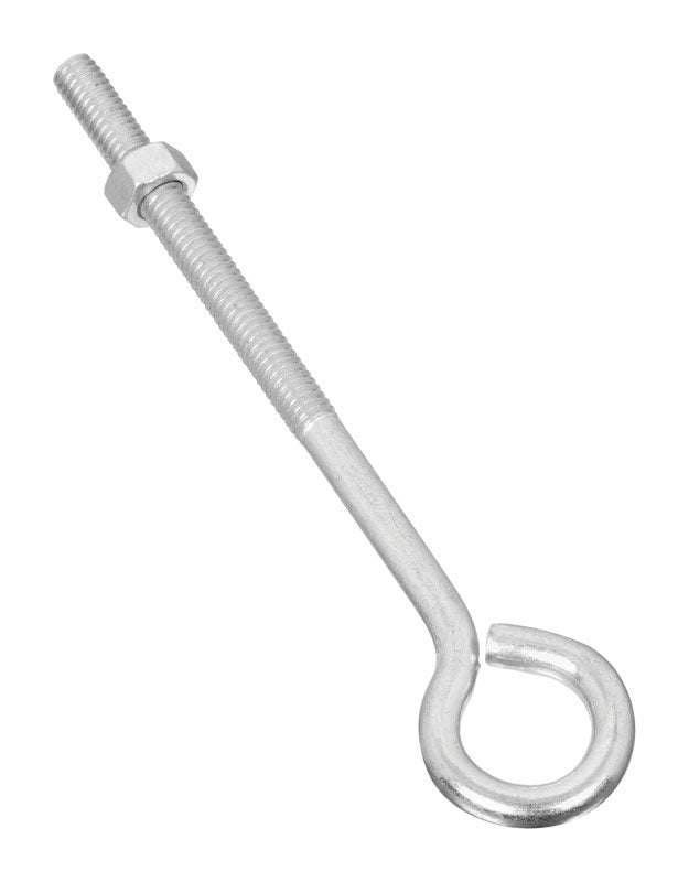 National Hardware 5/16 in. X 6 in. L Zinc-Plated Steel Eyebolt Nut Included