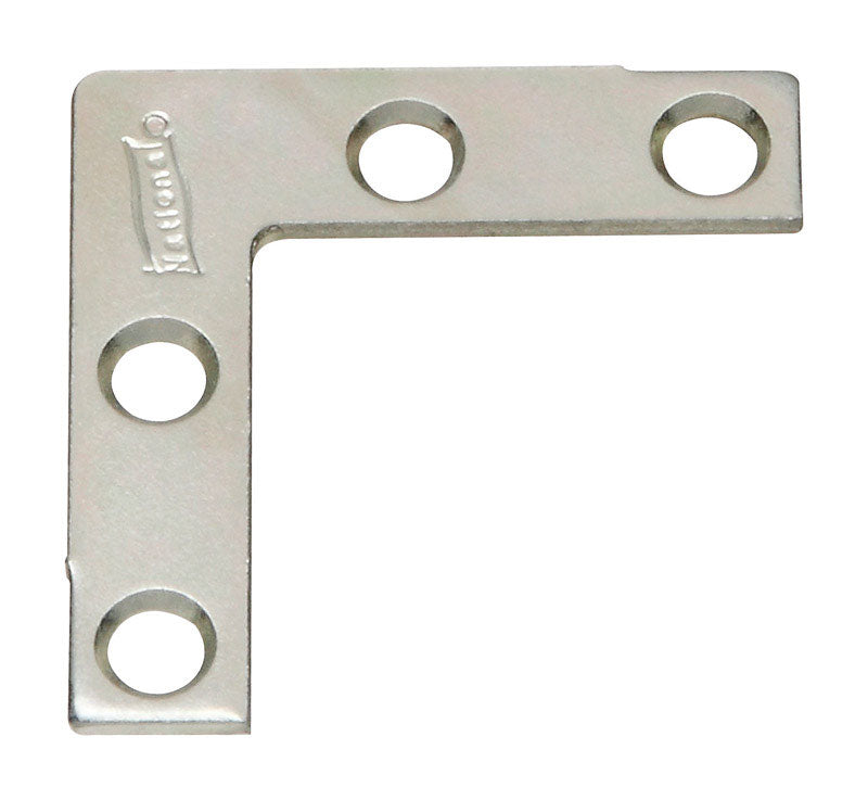 National Hardware 1-1/2 in. H X 3/8 in. W X 0.07 in. D Zinc-Plated Steel Outside Corner Brace