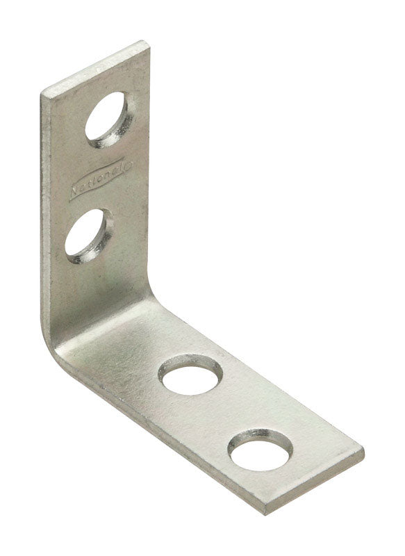 National Hardware 1.5 in. H X 0.625 in. W X 0.08 in. D Zinc-Plated Steel Inside Corner Brace