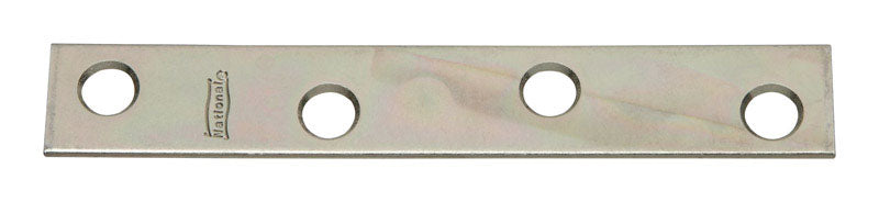 National Hardware 4 in. H X 0.63 in. W X 0.08 in. D Zinc-Plated Steel Mending Brace