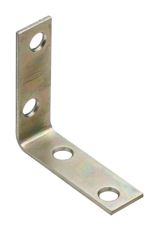 National Hardware 2 in. H X 5/8 in. W X 0.08 in. D Zinc-Plated Steel Inside Corner Brace