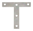 National Hardware 4 in. H X 4 in. W Zinc-Plated Steel Tee Plate