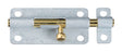 National Hardware 4 in. L Galvanized Brass/Steel Barrel Bolt 1 pk