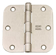 National Hardware 3-1/2 in. L Satin Nickel Door Hinge 12 pk