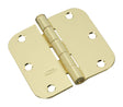 National Hardware 3-1/2 in. L Bright Brass Door Hinge 3 pk